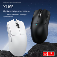 Attack Shark X11SE Souris de jeu sans fil Longue durée de vie de la batterie Trois modes Léger avec connexion USB pour PC