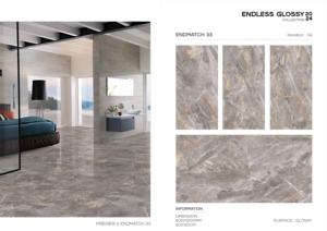 Azulejos de Porcelana Pulida y Esmaltada de 600x1200mm, 60x120cm, 24x48 Pulgadas, Textura de Lujo para Pisos y Paredes, para Diseño Interior Contemporáneo - Product Image 4