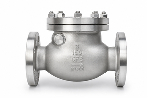 Clapet anti-retour à bride en fonte de 3 pouces avec joint en caoutchouc pour eau à température normale DN200 PN16 GGG40 pour pipeline industriel 4 pouces - Product Image 3