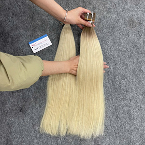 Extensiones de Cabello Humano Vietnamita de la Mejor Calidad, Lisas, Adhesivas, Rubias, Brillantes, Sin Enredos, Sin Caída, Cutícula Completa - Product Image 5