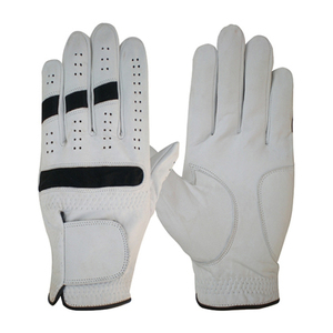 Nouveaux gants de golf unisexes en cuir véritable blanc, antidérapants, design à enfiler, cuir de mouton de la meilleure qualité pour les gants - Product Image 3