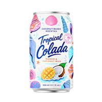 Boisson au jus de goyave et de fruit de la passion, nectar de fruits en conserve, mocktail goyave rose et fruit de la passion, 330 ml, boisson tropicale