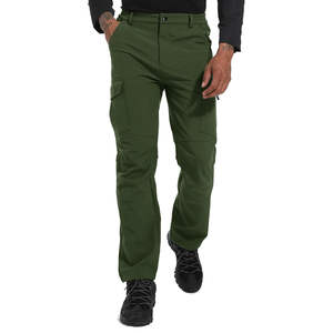 Pantalon Softshell Chauffant Grande Taille pour Homme, Vente en Gros Direct Usine, Logo Personnalisé, Imperméable, Coupe-Vent, pour Randonnée, Trekking, Camping en Extérieur - Product Image 1