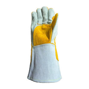 Guantes de Seguridad para Soldadura TIG/MIG de Primera Calidad, Forro de Algodón Suave, Resistentes al Calor, Protección para Manos y Brazos de Cuero Vacuno - Product Image 5