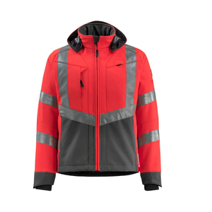 Chaquetas de Seguridad Reflectantes Impermeables de Alta Visibilidad para Trabajo Invernal, Chaqueta de Alta Visibilidad para Construcción en Exteriores, Abrigos de Seguridad Reflectantes - Product Image 1