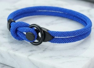 Minimalist Braided Leather and Cotton Children's Cute <b>Bracelet</b> Durable Handcrafted Adjustable Cord for Anniversary - Product Image 1