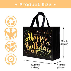 Premium Custom Logo Kraft Paper Candle Carrier <b>Bags</b> with Glossy Lamination Durable Handles and Eco Friendly Reusable Gift - Product Image 2