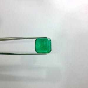 Esmeralda Zambiana Natural, Corte Octogonal Facetado, 11.97ct, Alta Calidad, Gema Suelta para Joyería - Product Image 2
