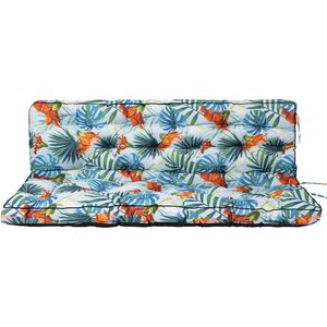 Sedia da Esterno in Rattan Facile da Installare con Cuscini e Imbottiture Confortevoli - Product Image 1