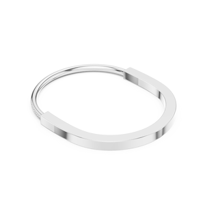 Brazalete Minimalista Plano con Diamantes para Hombre – Brazalete de Alambre con Pavé de Diamantes Cultivados en Laboratorio VVS DEF CVD en Oro de 9K, 10K, 14K y Plata 925 - Product Image 3