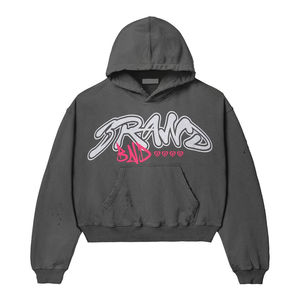 Chándal de Diseño Moderno de 500 g/m², Estilo Profesional, Lavado Ácido, Cómodo, con Estampado, en Oferta - Product Image 2