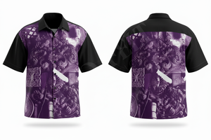 Unique Design Summer Fashion Stylish Customized Made Floral Design Dress Shirt Short Sleeve Button-<b>Down</b> Casual OEM ODM Shirts - Product Image 6