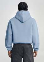 Sweat à capuche surdimensionné de haute qualité 350 g/m², personnalisable avec logo, unisexe, noir, épais, pour hommes