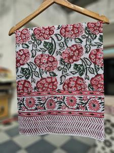 Paréo de plage en coton imprimé au bloc, écharpe naturelle en coton, paréo d'été, paréo de corps d'été - Product Image 3