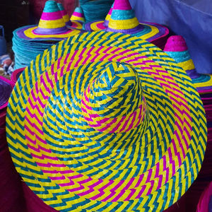 Sombrero de Paja Unisex de Ala Ancha, Protección Solar, Ligero, para Granjero, Playa, Viajes, Trabajo al Aire Libre y Estilo Veraniego - Product Image 1