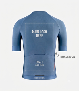 เสื้อจักรยานแขนสั้น OEM ODM รับทำโลโก้ตามสั่ง ไซส์ใหญ่พิเศษ เป็นมิตรต่อสิ่งแวดล้อม ผลิตจากผ้าสแปนเด็กซ์/โพลีเอสเตอร์ แห้งเร็ว น้ำหนัก 220 กรัม สวมใส่สบาย - Product Image 5