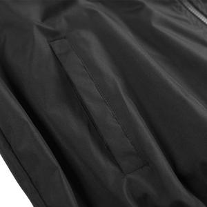 Veste bomber en satin pour femme, coupe-vent, manches longues, fermeture éclair, style universitaire, décontractée, plusieurs poches - Product Image 6