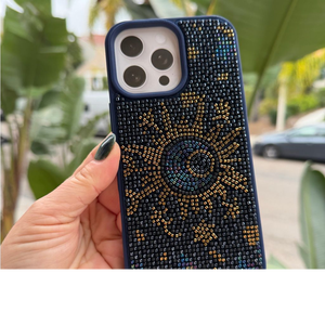 เคสโทรศัพท์ประดับลูกปัด งานฝีมืออินเดีย สไตล์โบโฮ เครื่องประดับแฟชั่นสำหรับงานเลี้ยงตอนเย็น ปลอกหุ้มโทรศัพท์ งานปักครอสติชและงานเย็บปักถักร้อย - Product Image 3