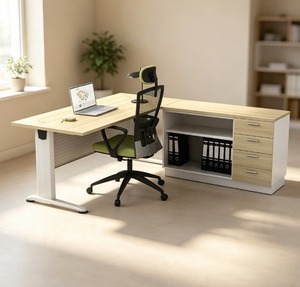Escritorio Ejecutivo Moderno y Duradero con Superficie de Madera, Muebles de Oficina Contemporáneos para Ensamblar, Espacio de Trabajo de 6 Pies, Uso Comercial - Product Image 2