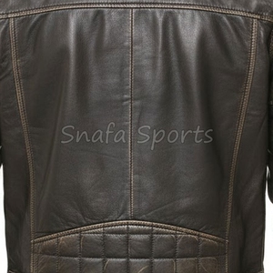 OEM Services High Quality Custom Design Men Leather Jacket New Design Leather Jacket For Men Made In Pakistan - Product Image 5