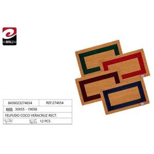 FELPUDO COCO VERACRUZ Tapis de porte rectangulaire 30x55 Modèle 19058 - Product Image 1