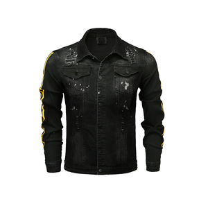 Classic <b>Mens</b> <b>Denim</b> <b>Jacket</b> Comfortable Casual Outerwear for Weekend Trips Road Travel and Leisure Activities Dhaka RMG factory - Product Image 3