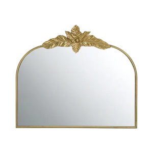 Latest <b>Victorian</b> Leaf's <b>Mirror</b> Fancy European Indian Luxury Gold Wall Decorative Metal Frame Arch <b>Mirror</b> - Product Image 5