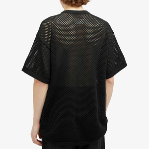 Layering Boxy Style Short Sleeve Mesh T <b>Shirts</b> for Casual Street Wearing Custom Logo <b>100</b>% <b>Polyester</b> Mesh T-<b>shirts</b> - Product Image 3
