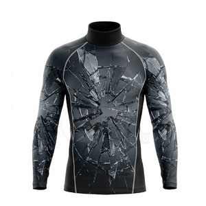 Camiseta de compresión para entrenamiento de fútbol con material que absorbe la humedad para atletas activos y rendimiento deportivo competitivo - Product Image 2
