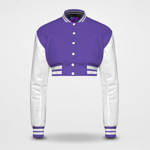 Women Baseball Jacket Women Varsity Jacket With Long Sleeve Premium Quality Women Letterman Jacket - Product Image 2