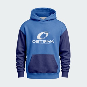 Sweat-shirts à capuche légers et respirants pour hommes, 100% coton, avec poche avant, service OEM, méthode d'impression numérique - Product Image 3