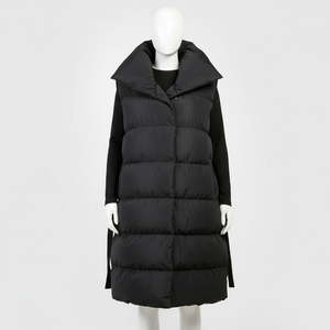 Chaleco largo acolchado para mujer, chaleco sin mangas, chaleco acolchado ligero para adulto, venta al por mayor a bajo precio - Product Image 3