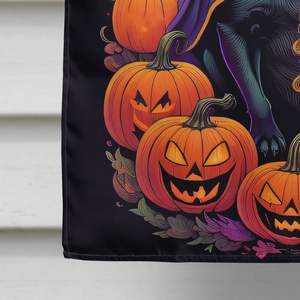 แบนเนอร์ตกแต่งเสาระเบียงหลากสีขนาดใหญ่งานศิลปะรูปปั๊กสีดำรูปวันฮาโลวีนธงแขวนผนังทำจากโพลีเอสเตอร์ - Product Image 4