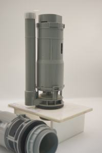 Válvula de Descarga para Cisterna de Inodoro de 1 y 2 Piezas, Fabricada en Goma y ABS Moldeada por Inyección, Ahorra Agua y Ofrece un Rendimiento Duradero - Product Image 3