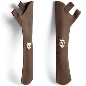 Bolsas de cuero para flechas de tiro con arco con bajo MOQ, logotipo personalizado, bolsa de cuero para flechas de caza en grandes cantidades. - Product Image 2