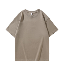 Fabricant OEM, t-shirts pour hommes en coton 100% uni, coupe ajustée, col rond, possibilité d'ajouter un logo personnalisé - Product Image 5
