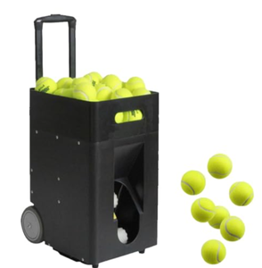 Lanzador de Pelotas de Tenis 100% NUEVO Y ORIGINAL, Máquina Lanzapelotas de Tenis de 50 Pelotas, Máquina Lanzapelotas de Tenis Portátil, Entrenador de Tenis con Rebote - Product Image 1