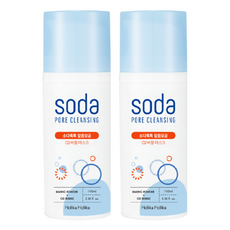 Mascarilla Facial Limpiadora de Poros con Burbujas de O2 Holika Holika Soda Tok Tok, 100 ml, Paquete de 2 Unidades con Descuento - Product Image 1