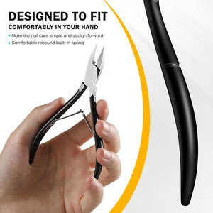 Straight Blade Toenail Clippers Wide Open <b>Pointed</b> <b>Toe</b> Nail Clippers for Seniors Thick Toenails Precision Grooming Toenail - Product Image 5