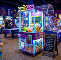 Máquina de garras recreativa, máquina de garras de tamaño completo, máquina expendedora comercial