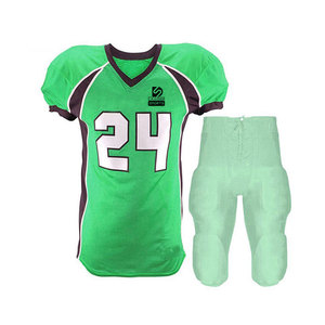 Prix de gros, uniforme de football américain respirant et léger, imprimé, logo personnalisé, design personnalisé, 100% polyester, couleurs personnalisées - Product Image 1