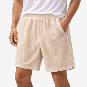 Shorts de jogging unis pour hommes, en molleton avec poches latérales, pour la gym et le jogging MARFA INTERNATIONAL - Product Image 5