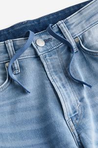 กางเกงยีนส์เดนิมสีพื้นเรียบแบบสวมใส่สบาย ดีไซน์ล่าสุด พร้อมแถบข้าง ราคาขายส่ง รับผลิตตามแบบ - Product Image 4