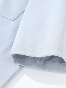 <b>Polo</b> Shirt Vintage Washed Short Sleeve <b>Ribbed</b> Collar Drop Shoulder Loose Fit Color Casual Fashion Wholesale Bulk Men's T-shirts - Product Image 4