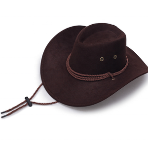 New Felt Western Cowboy Cowgirl <b>Hat</b> <b>Men</b> Women Ethnic Roll-up Brim Outdoor Travel <b>Fedora</b> <b>Hat</b> - Product Image 1