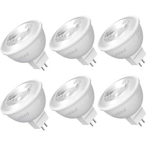 Lampadina LED Dimmerabile con Attacco GU5.3 Bi-Pin 6.5W (Equivalente a 70W) 3000K Bianco Caldo 640lm Faretti LED MR16 da Incasso - Product Image 1