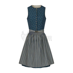 Elegante Vestido Dirndl Bávaro para el Oktoberfest, Traje Folclórico Alemán Clásico para Mujer - Product Image 1