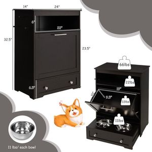 Station d'alimentation pour animaux de compagnie en acier inoxydable avec bol confortable, produit de qualité supérieure pour vos amis à fourrure - Product Image 5