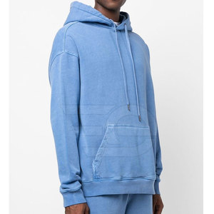 Sweat-shirts à capuche délavés pour hommes – Streetwear tendance, pull-over confortable à manches longues, vêtement d'extérieur léger et stylé - Product Image 5