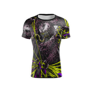 Wholesale Custom Logo Breathable Short Jiu Jitsu Rashguards-Direct Injection <b>Heat</b>-Transfer Printed Sportswear-Design Your Own - Product Image 5